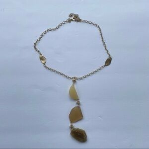 Chico’s Simulated Stone Long Necklace